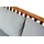 byLIVING Outdoor Sofa-Set LA Palma 134 x 75 x 75 cm Natur/Webstoff hellgrau