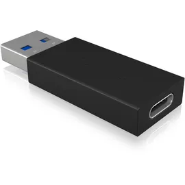 Icy Box USB-C auf USB-A Adapter Schwarz