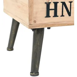 vidaXL Sitzbank mit Stauraum 110 cm Massivholz Tanne