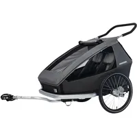 Croozer Kid Keeke 2 Fahrradanhänger Für Kinder, Berggrau, Ns, Unisex-Adult