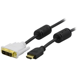 Deltaco HDMI ></noscript> DVI-D 2m Schwarz