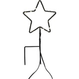 IC Winterworld LED Stern »Weihnachtsdeko, Metall Stecker Stern, Ø ca. 10 cm«, 60 flammig-flammig, LED Dekolicht für den Innen- und geschützen Außenbereich, schwarz