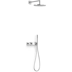 Tres Study Exclusive, Thermostatset Unterputz Brausebatterie Block System, chrom