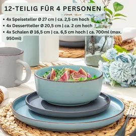 sänger Bombay Sky Shades Tafelservice 12-tlg. bunt