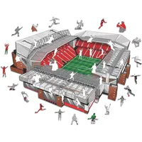 Iconic Puzzles - Liverpool, Anfield Stadion, offiziell Lizenziertes Holzpuzzle, 100% nachhaltig, Geschenk für Erwachsene und Kinder, Größe S, 150 Teile