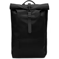 Rains Rucksack Rolltop Backpack Black Grain