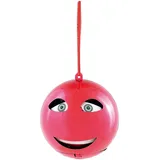 Infactory Singende Weihnachtsbaumkugel in rot