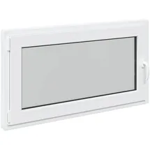 vidaXL Kellerfenster RISOR 110 x 70 cm weiß