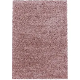 KADIMA DESIGN Hochflorteppich, Rosa, 100x200 cm, – Böden, Teppiche, Hochflorteppiche & Shaggys