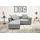 Raum.Id Ecksofa Gerrid L-Form« Cord, Modulsofa, bestehend aus 2 Eckelementen + 1 Hocker