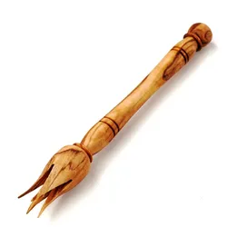 Olivenpicker aus Olivenholz 14 cm