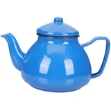 DOITOOL Türkische Teapot Vintage Kochkessel Emaille Teekessel 1000ml Teebereiter Retro Wasserkocher Kaffeekanne Wasserkanne Wasserkessel Teebereiter Gas Induktion Herd Wassertopf