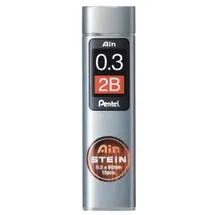 Pentel Feinminen-Bleistiftminen 2B 0,3 mm 15 St. Schwarz