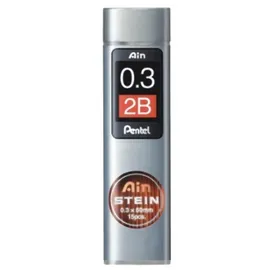 Pentel Feinminen-Bleistiftminen 2B 0,3 mm 15 St. Schwarz