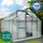 Brast Gewächshaus Aluminium Grün HKP 6 mm 10,83 m2