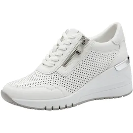 Marco Tozzi Sneaker Low Silber/Weiß Damen 42