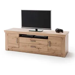 TV Unterschrank in Eichefarben 180 cm breit