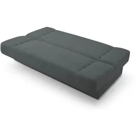 e-meubles Möblo Schlafsofa Dunkelgrau, Holz, 192x85x92 cm, Wohnzimmer Sofas - Couches, Schlafsofas