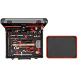 Gedore Werkzeugkoffer Set 138-tlg. rot Aluminium
