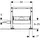 Geberit Duofix Element f. Dusche, 50cm mit Wandablauf, H: 90-250mm