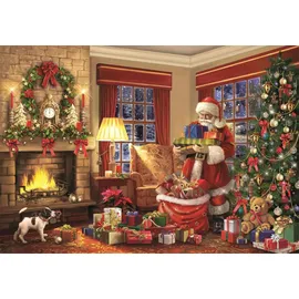 CLEMENTONI Puzzle 1000 HQC Santa's Visit 39924