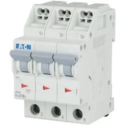 1St. Eaton 101321 LS-Schalter C-Charakter 16A, 3-polig (Steckkl.), PLI-C16/3 PLI...