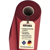 AROBA 2X Airlaid Tischdeckenrollen (Rot Burgund, 0,8 m x 24 m) - Stoffähnliche Tischdecke- Hochwertige Tischtuchrolle für Hotel Catering Geburtstag Restaurants Kommunion Taufe