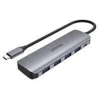 UNITEK H1107A Schnittstellen-Hub USB 3.2 Gen 1 (3.1 Gen 1) Type-A 5000 Mbit/s Grau