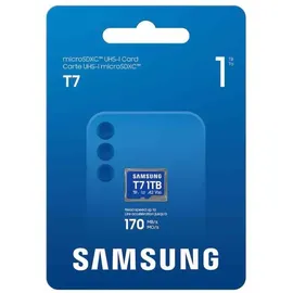 Samsung T7 microSDXC Speicherkarte 1TB (170 MB/s, Class 10, V30, U3)