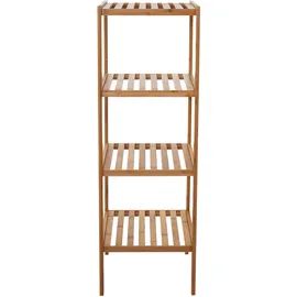 Mendler Badregal HWC-B18, Badezimmer Badschrank Standregal, Bambus ~ 110x34x33cm
