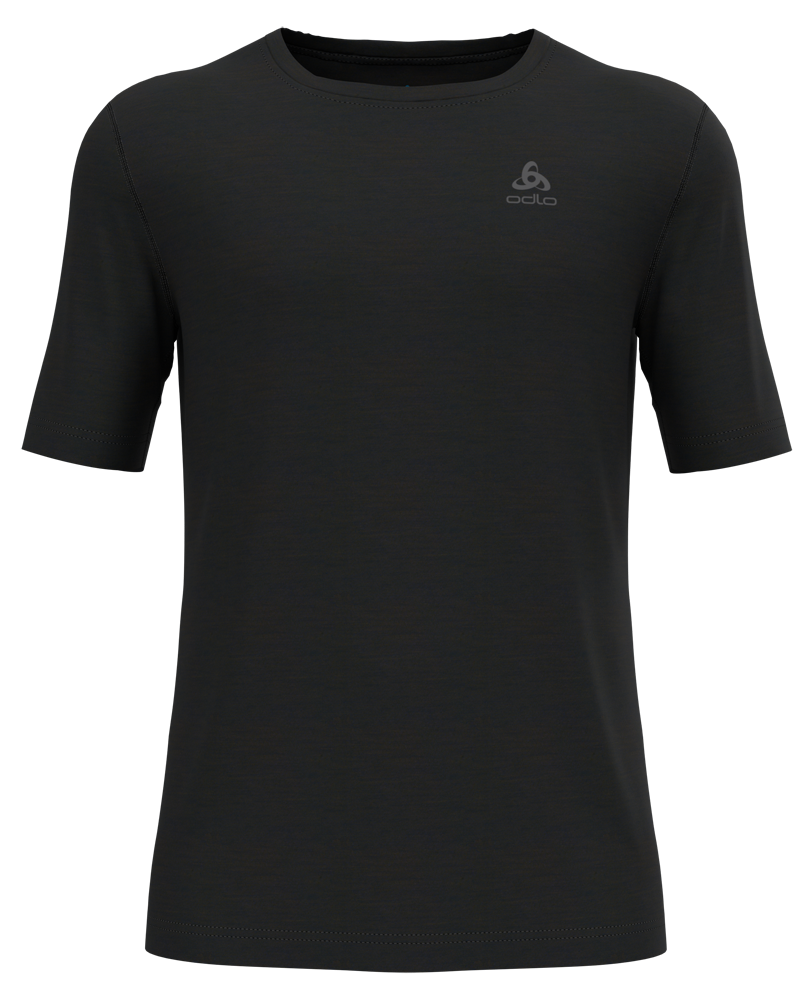 Odlo Natural Merino 200 Base Layer Top Herren Funktionsshirt kurzarm black