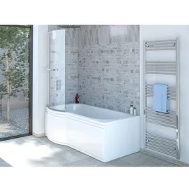 HAK Skali Raumsparbadewanne 167,5 x 85 cm (Komplettset)