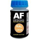 Alex Flittner Designs Lackstift RAL 1034 PASTELLGELB matt 50ml schnelltrocknend Acryl