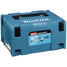 Makita DGA513RTJ inkl. 2 x 5 Ah + Makpac Gr. 3