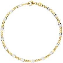 Jobo Steg-Panzerarmband Gelbgold 333 19 cm