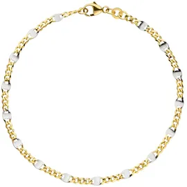 Jobo Steg-Panzerarmband Gelbgold 333 19 cm