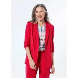 GOLDNER Damenblazer mit Reverskragen und Paspeltaschen in rot | Gr.: 40