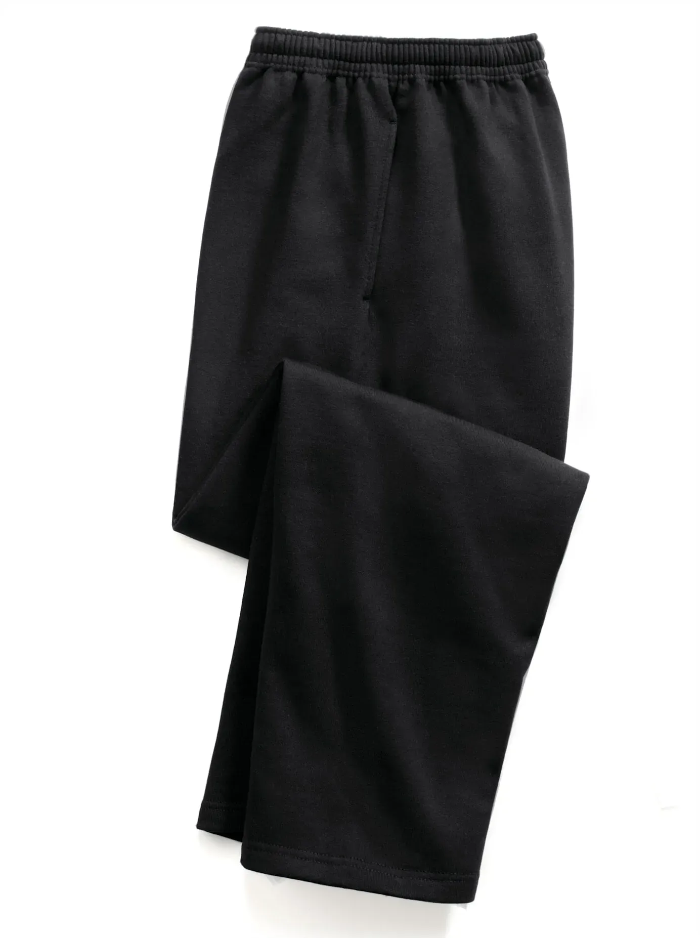 Trainingshose FRUIT OF THE LOOM, Herren, Gr. 5, Normalgrößen, schwarz, 80% Baumwolle, 20% Polyester, unifarben, lang, Hosen Trainingshose