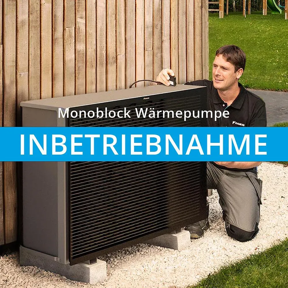 DAIKIN Inbetriebnahme WP Monoblock