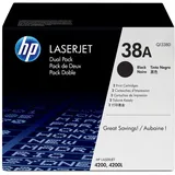 HP 38A schwarz 2er Pack (Q1338D)
