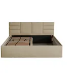 Halmon Schlafkomfort Betten Madera 180 x 200 cm H3 Beige