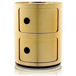 Kartell Componibili 2 Elemente Container gold metallic