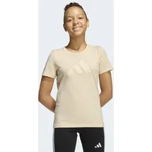 adidas Animal Print Graphic Mädchen T-Shirt, braun - 152