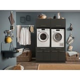 laundreezy Mehrzweckschrank-Set »LAUNDREEZY LDSK3«, Breite 135 cm grau