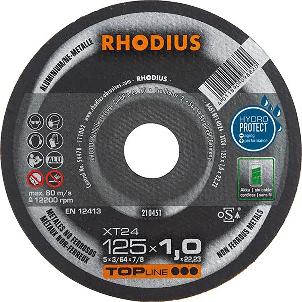 Rhodius Trennscheibe XT24 125 x 1,0mm ger.