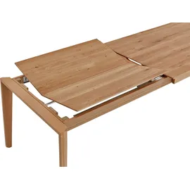 Innostyle Esstisch braun (wildeiche, wildeiche), B:200cm H:76cm T:100cm, Tische, Esstisch, geteilte Platte in moderner Plankenoptik, Topseller