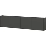 Germania Mehrzweckschrank 183 cm x 45 cm x 25 cm Graphit