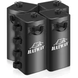 Hatway Wassergewichtssack, 100 kg, 4 Beingewichte für Pop-Up-Pavillon, Vordächer, Zelt, 4 x 25 l, Schwarz