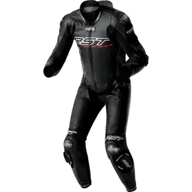RST Race Dept V4.2 D3O Airbag perforierte 1-Teiler Motorrad Lederkombi, schwarz, 58 für Männer