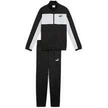 Puma Poly Colorblock Trainingsanzug Schwarz 164